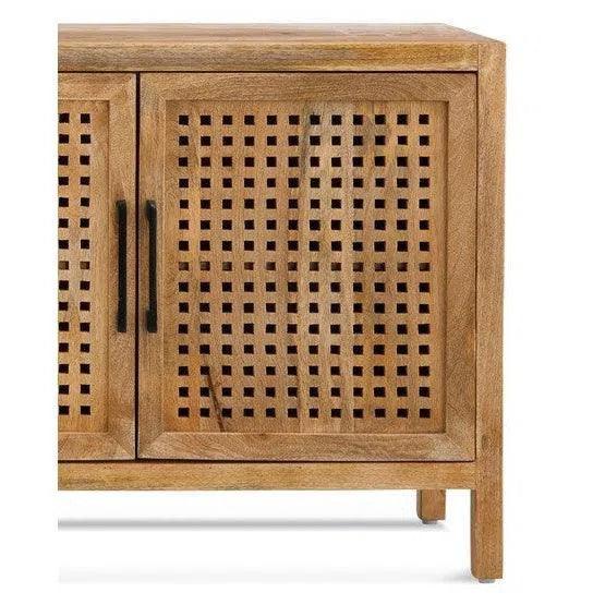 76" Wood Credenza Front Doors - LOOMLAN - Bassett Mirror - Sideboards