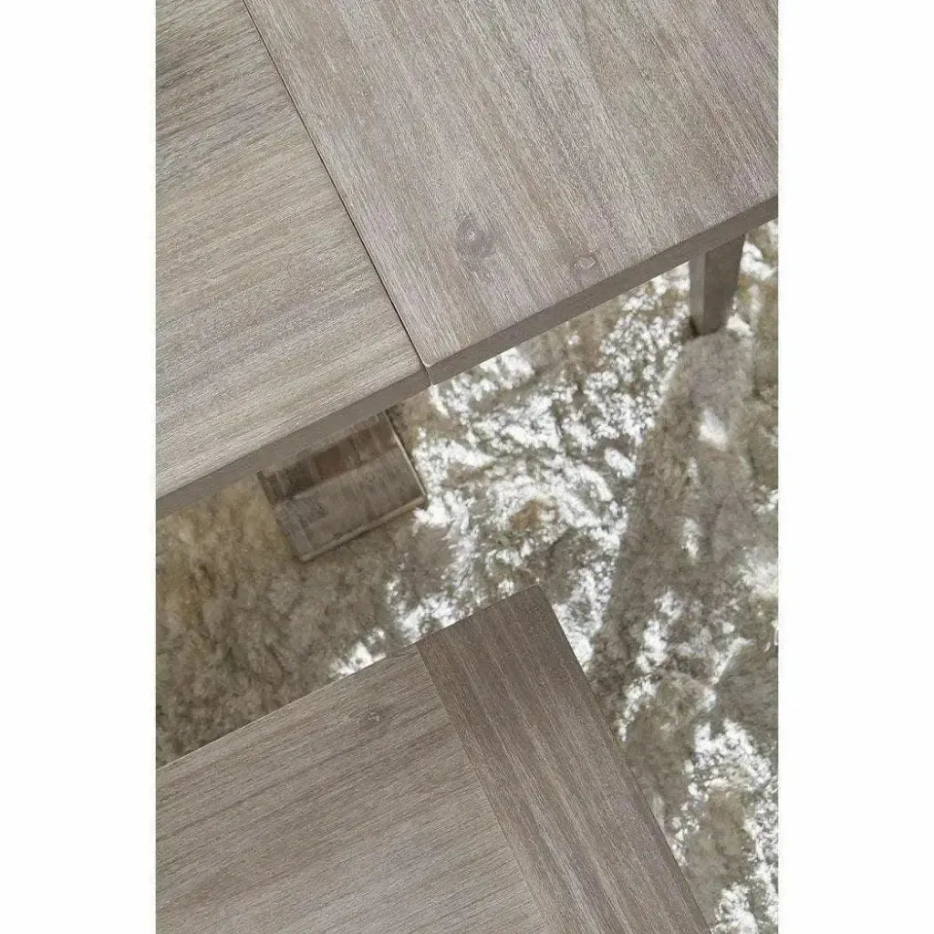 78-110" Wood Extendable Dining Table-Dining Tables-Essentials For Living-LOOMLAN