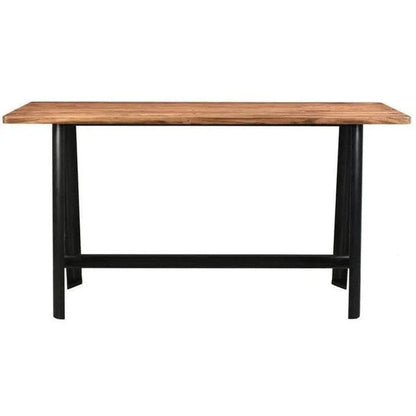 79 Inch Bar Table Natural Industrial - LOOMLAN - Moe's Home - Bar Tables