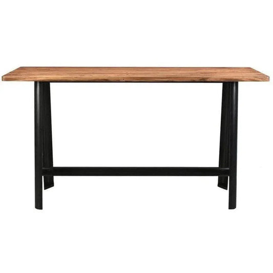 79 Inch Bar Table Natural Industrial - LOOMLAN - Moe's Home - Bar Tables