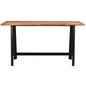 79 Inch Bar Table Natural Industrial - LOOMLAN - Moe's Home - Bar Tables