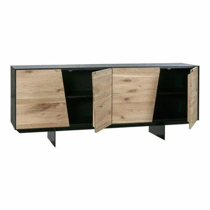 79 Inch Sideboard Natural Contemporary - LOOMLAN - Moe's Home - Sideboards