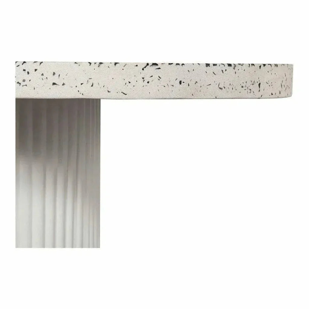 79 in Outdoor Dining Table Grey Contemporary-Outdoor Dining Tables-Moe's Home-LOOMLAN