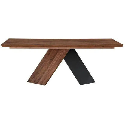80 Inch Dining Table Brown Contemporary-Dining Tables-Moe's Home-LOOMLAN