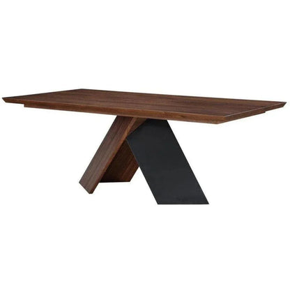 80 Inch Dining Table Brown Contemporary-Dining Tables-Moe's Home-LOOMLAN