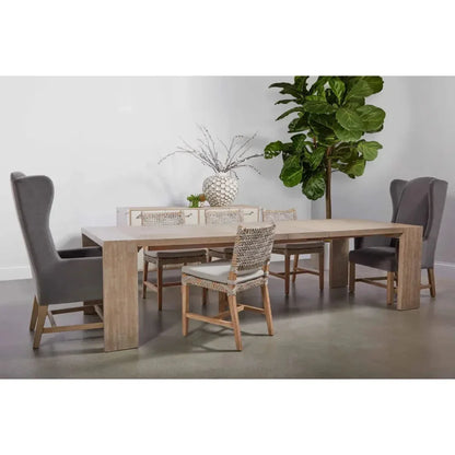 82-Tropea Wood Extendable Dining Table Leaves-Dining Tables-Essentials For Living-LOOMLAN
