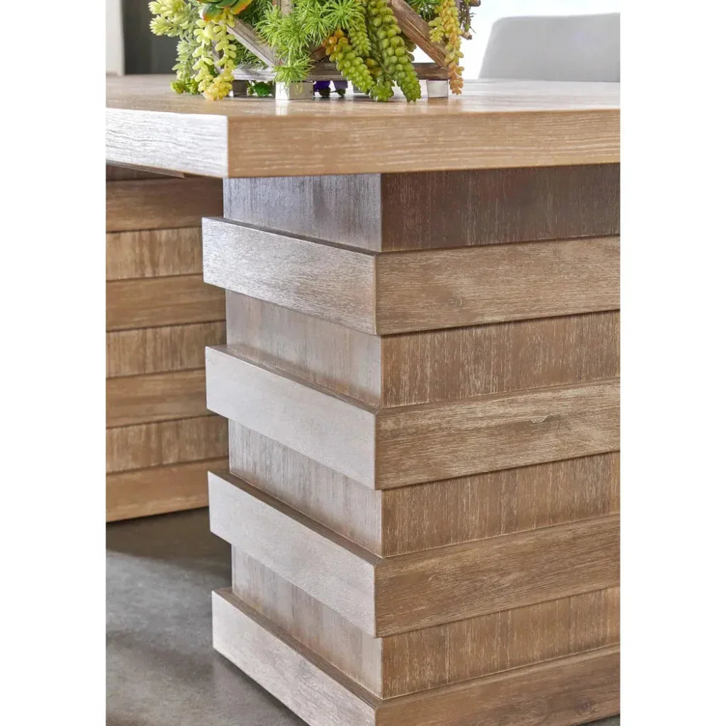 84-120" Plaza Extending Dining Table-Dining Tables-Essentials For Living-LOOMLAN