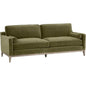 86" Parker Post Wood Olive Modern Sofa - LOOMLAN - Essentials For Living - Sofas & Loveseats