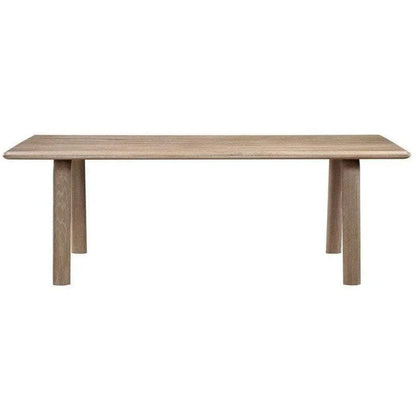 88 Inch Dining Table White Oak Natural-Dining Tables-Moe's Home-LOOMLAN