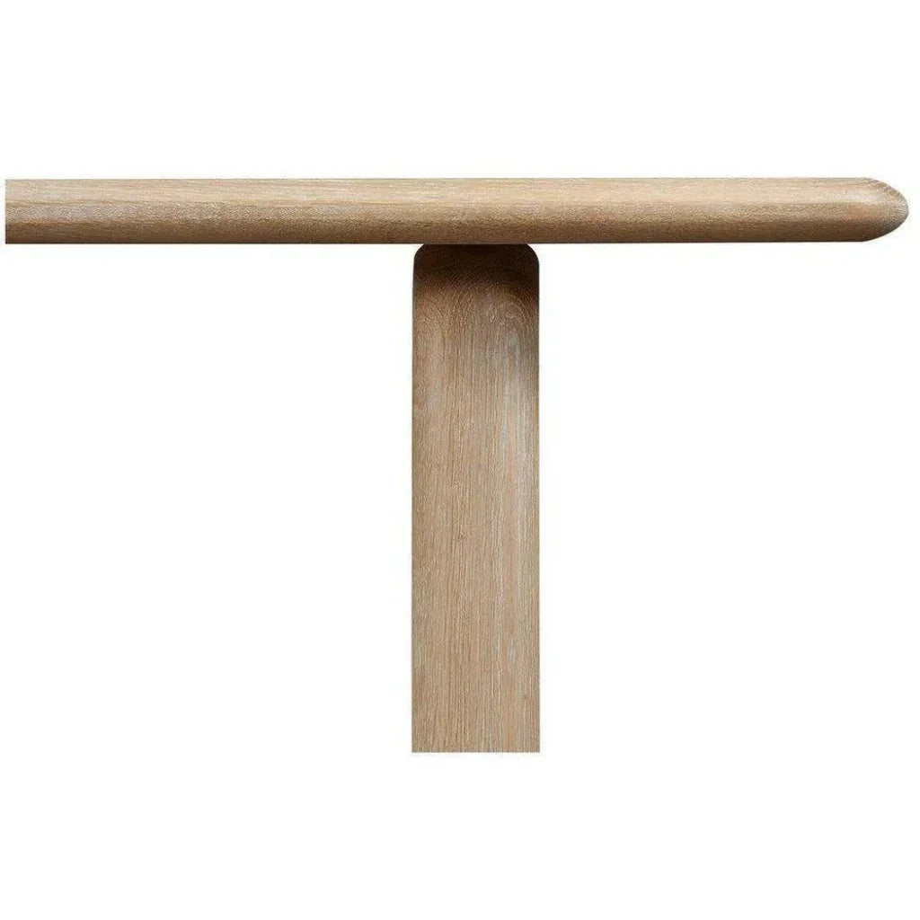 88 Inch Dining Table White Oak Natural-Dining Tables-Moe's Home-LOOMLAN