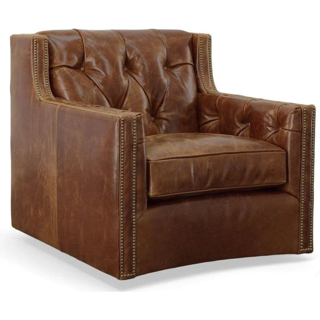 90 Green Leather Couch Henry Grain Leather - LOOMLAN - Uptown Sebastian - Sofas & Loveseats