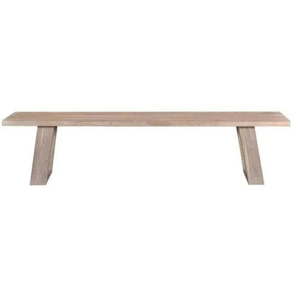 92 Inch Bench Grey Scandinavian - LOOMLAN - Moe's Home - Dining Benches