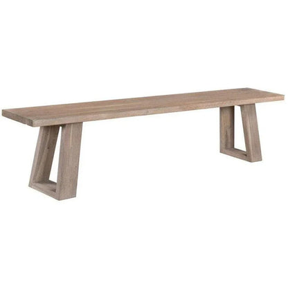 92 Inch Bench Grey Scandinavian - LOOMLAN - Moe's Home - Dining Benches
