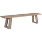 92 Inch Bench Grey Scandinavian - LOOMLAN - Moe's Home - Dining Benches