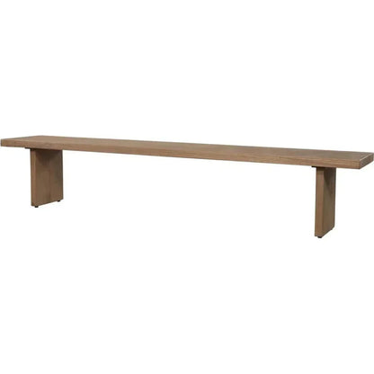 92" Solid Wood Natural Tone Koshi Dining Bench - LOOMLAN - Moe's Home - Dining Benches