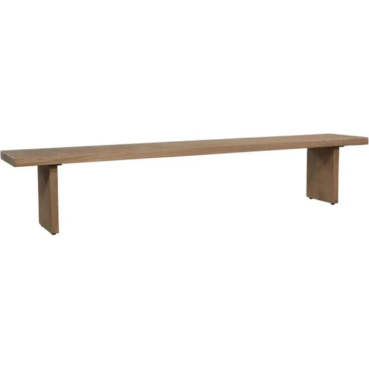 92" Solid Wood Natural Tone Koshi Dining Bench - LOOMLAN - Moe's Home - Dining Benches