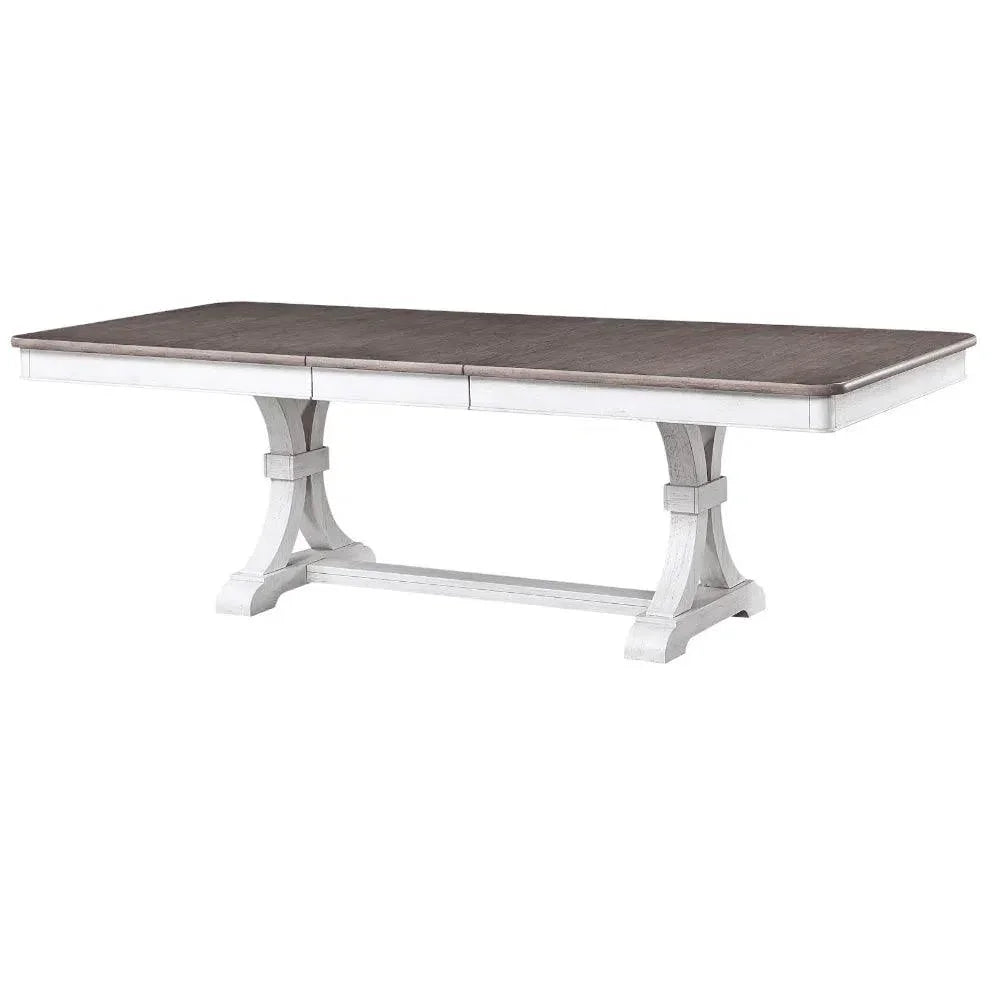 94" Two Tone Extending Trestle Dining Table Sonoma-Dining Tables-Panama Jack-LOOMLAN