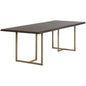 95" Donnelly Wooden Rectangular Dining Table-Dining Tables-SUNPAN-LOOMLAN