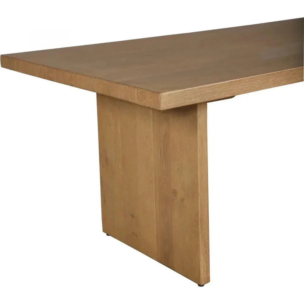96" Solid Wood Natural Tone Koshi Dining Table-Dining Tables-Moe's Home-LOOMLAN