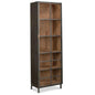 A Gem Of A Handle Display Cabinet Glass Doors Left Grey - LOOMLAN - Sarreid - Bookcases