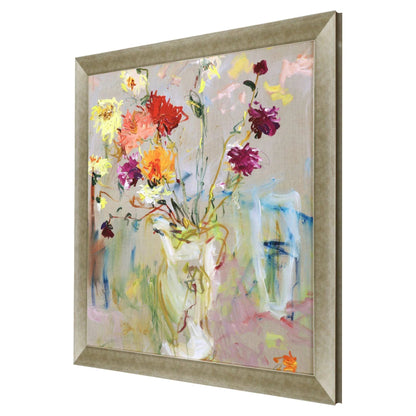 A Jug of Dahlias Multi Framed Wall Art