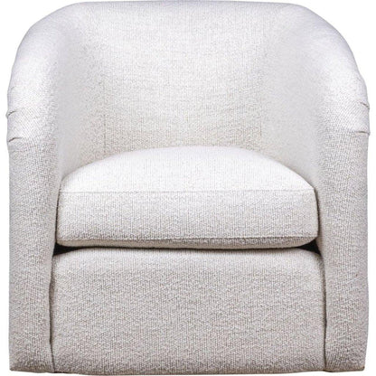 A'Buzz Leather Modern Design Swivel Chair - LOOMLAN - Olivia + Quinn - Club Chairs