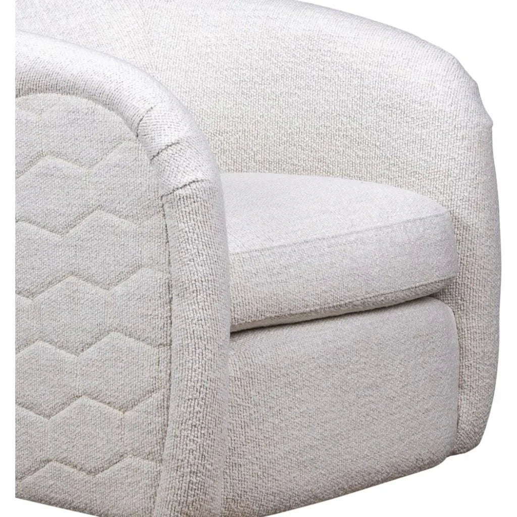 A'Buzz Leather Modern Design Swivel Chair - LOOMLAN - Olivia + Quinn - Club Chairs