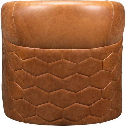 A'Buzz Leather Modern Design Swivel Chair - LOOMLAN - Olivia + Quinn - Club Chairs