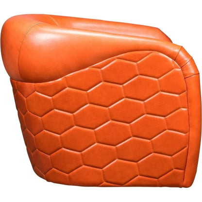 A'Buzz Leather Modern Design Swivel Chair - LOOMLAN - Olivia + Quinn - Club Chairs