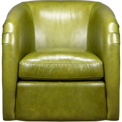 A'Buzz Leather Modern Design Swivel Chair - LOOMLAN - Olivia + Quinn - Club Chairs