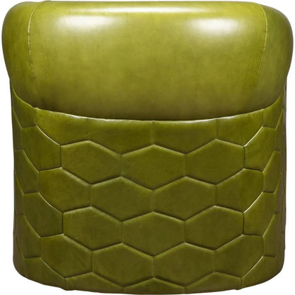 A'Buzz Leather Modern Design Swivel Chair - LOOMLAN - Olivia + Quinn - Club Chairs