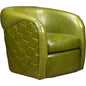 A'Buzz Leather Modern Design Swivel Chair - LOOMLAN - Olivia + Quinn - Club Chairs