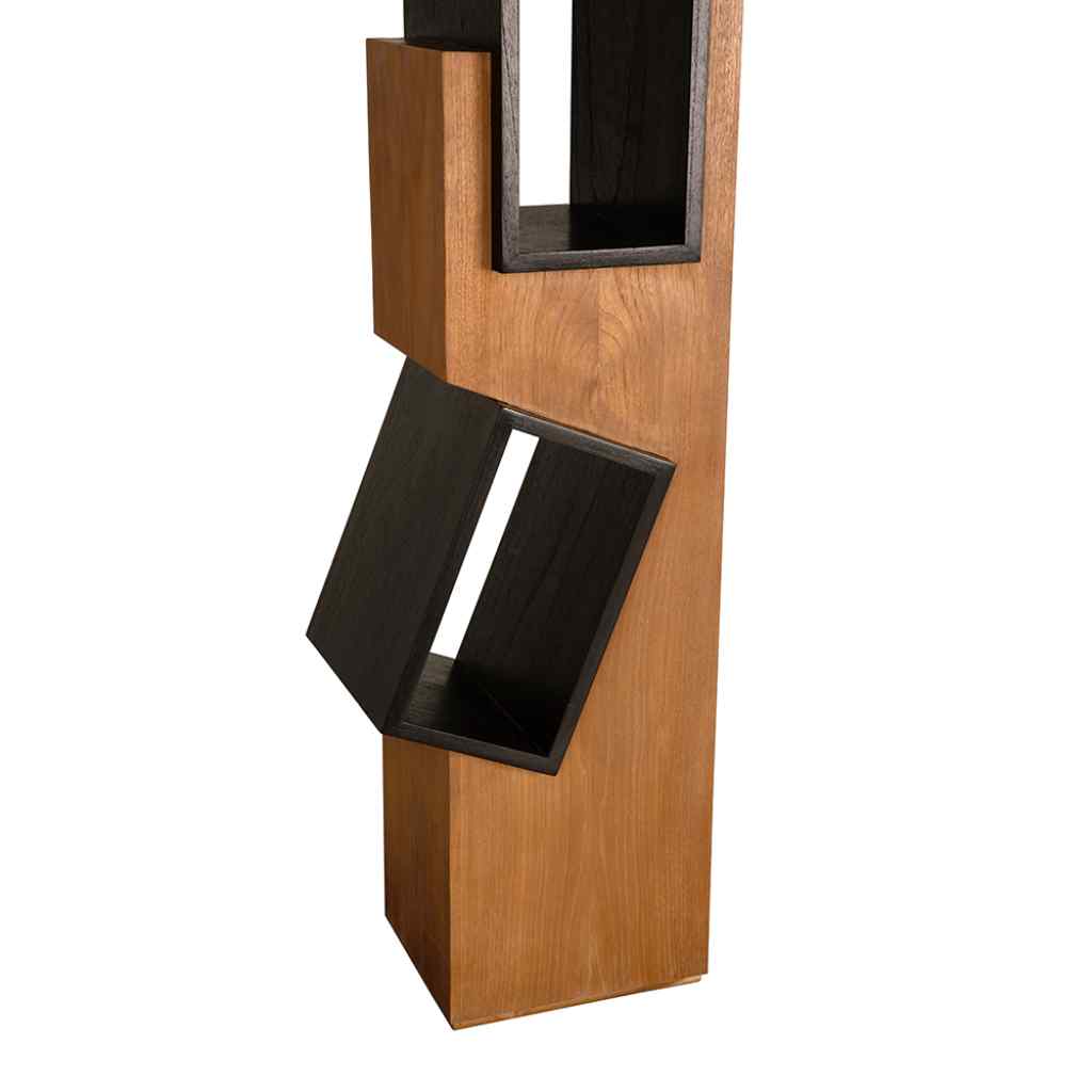 Jackson Wood Black Etagere