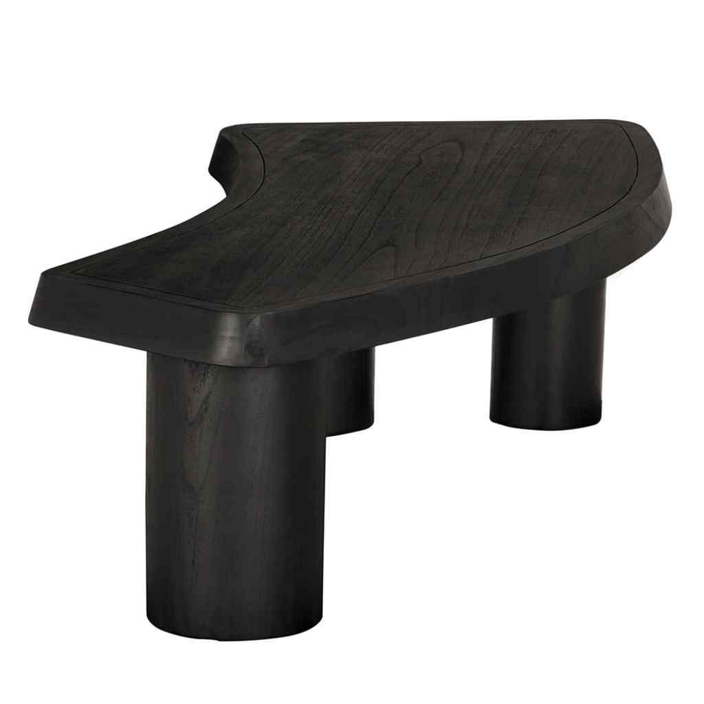 Augustus Wood Black Coffee Table