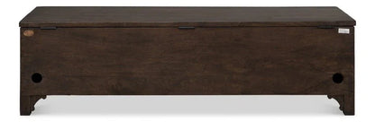 Aarush Wooden Brown Trunk - LOOMLAN - Sarreid - Trunks