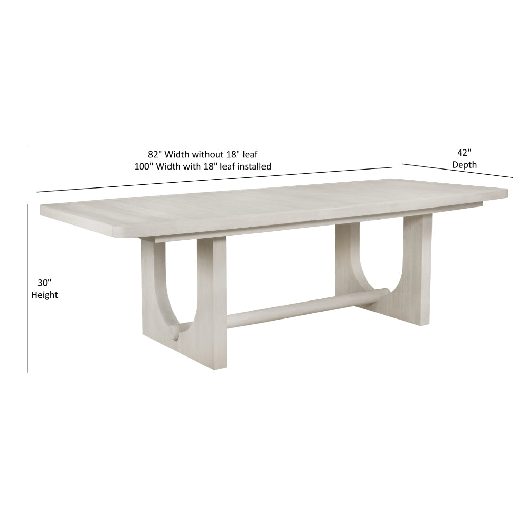 Abaco Extendable Rectangluar Dining Table-Dining Tables-Panama Jack-LOOMLAN