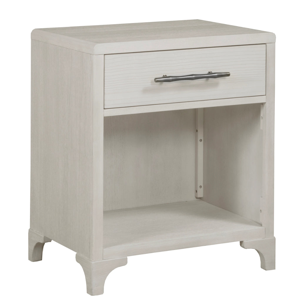Abaco One Drawer White Nightstand (Set of 2)-Nightstands-Panama Jack-LOOMLAN