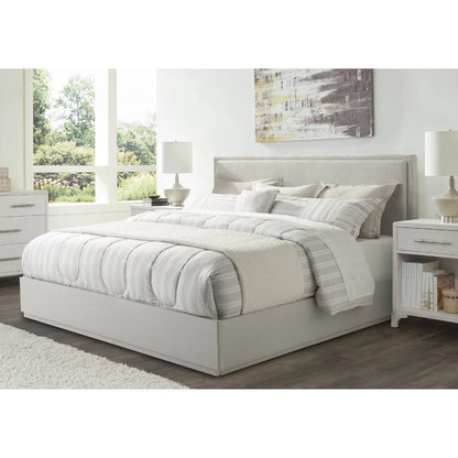 Abaco Performance Fabric White Bed