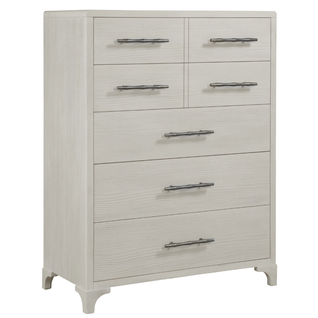 Abaco Seven Drawers White Chest