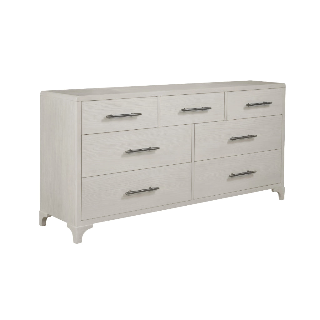 Abaco Seven Drawers White Dresser-Dressers-Panama Jack-LOOMLAN