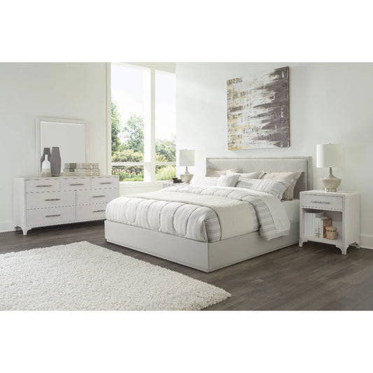 Abaco Seven Drawers White Dresser With Mirror-Dressers-Panama Jack-LOOMLAN