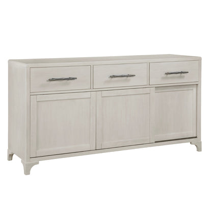 Abaco Three Drawers White Sideboard