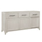 Abaco Three Drawers White Sideboard