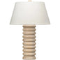 Abacus Hand-Carved Wooden Table Lamp