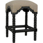 Abacus Wood Black Counter Stool - LOOMLAN - Noir - Counter Stools