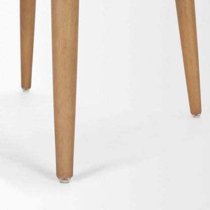 Abbie Leather Armless Dining Chair 2PC