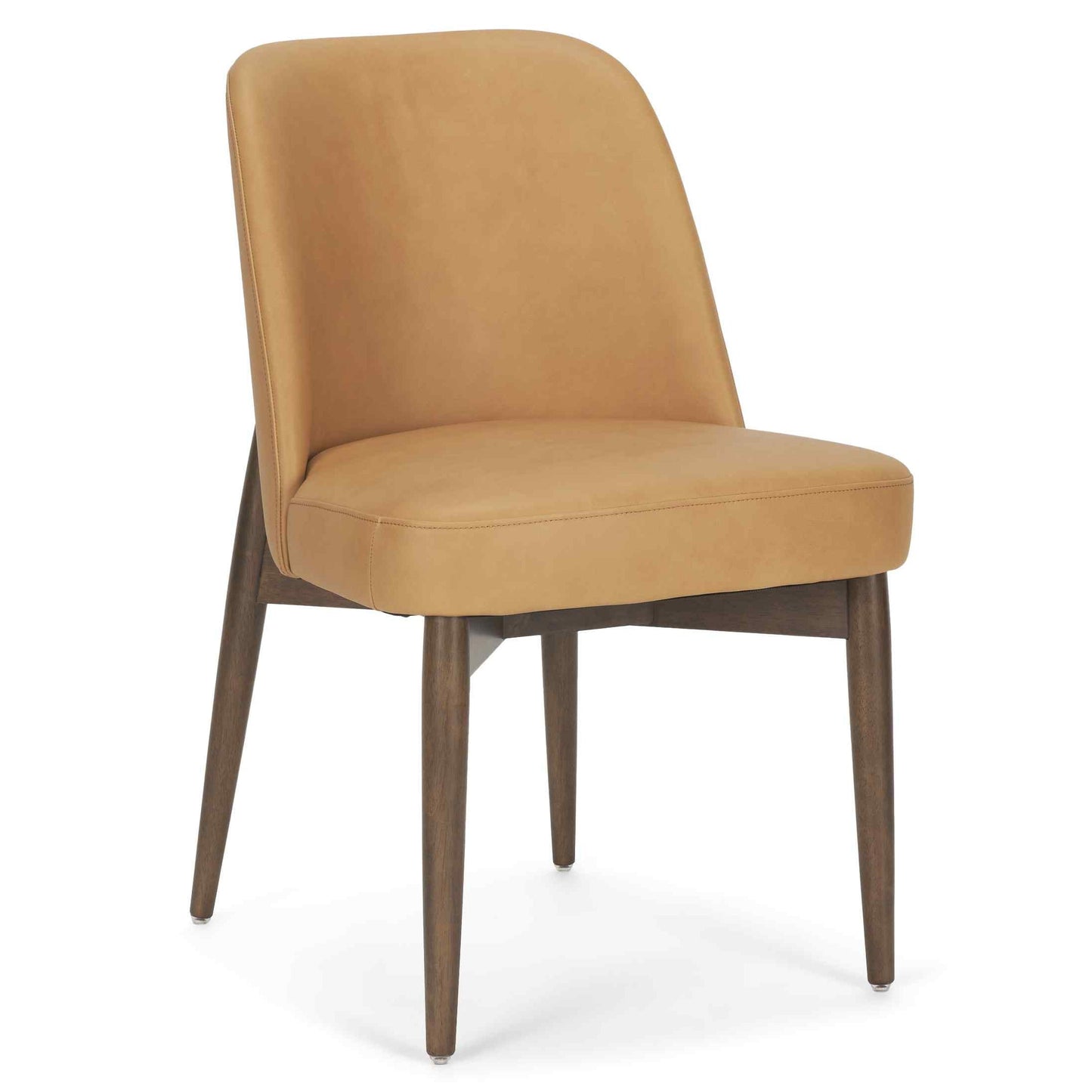 Abbie Leather Armless Dining Chair 2PC