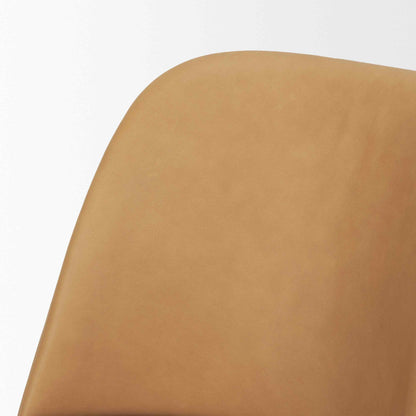 Abbie Leather Armless Dining Chair 2PC