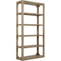 Abbott Pine Wood Brown Etagere-Etageres-Moe's Home-LOOMLAN