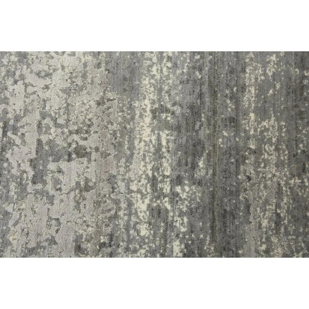 Abe Abstract Gray Large Area Rugs For Living Room - LOOMLAN - LOOMLAN - Area Rugs